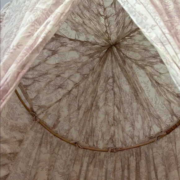 Restoration Hardware KIDS Cream & Pink Canopy Tent